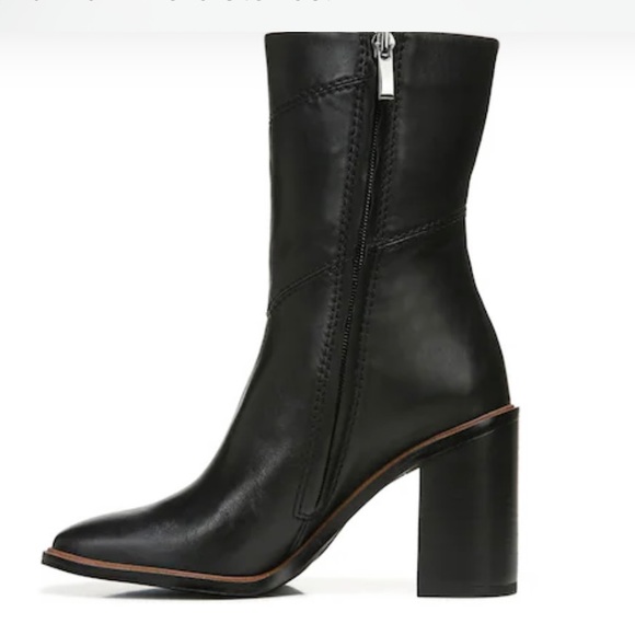 Franco Sarto Mid shaft block heel boot - Picture 2 of 9